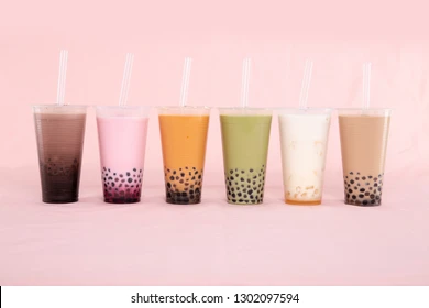 Fresh yummy boba tea
